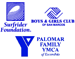 Surfrider, Boys & Girls Club, YMCA
